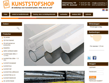 Tablet Screenshot of kunststofshop.nl